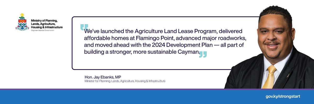 Hon. Jay Ebanks on advancing PLAHI initiatives to build a sustainable Cayman