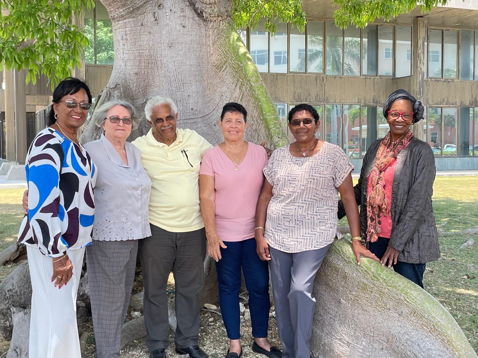 District Reps - Annie Rose Scott - Sister Islands, Alice Mae Coe - West Bay, Herbert Crawford - Bodden Town, Alex Johnson - North Side, Aliceann Kirchman - East End, Lucille Dell  Seymour - George Town 