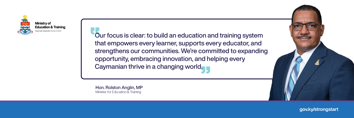 Hon. Rolston Anglin oon supporting education, strengthening communities, and ensuring fiscal responsibility