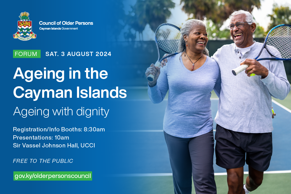 Ageing in the Cayman Islands Forum graphic