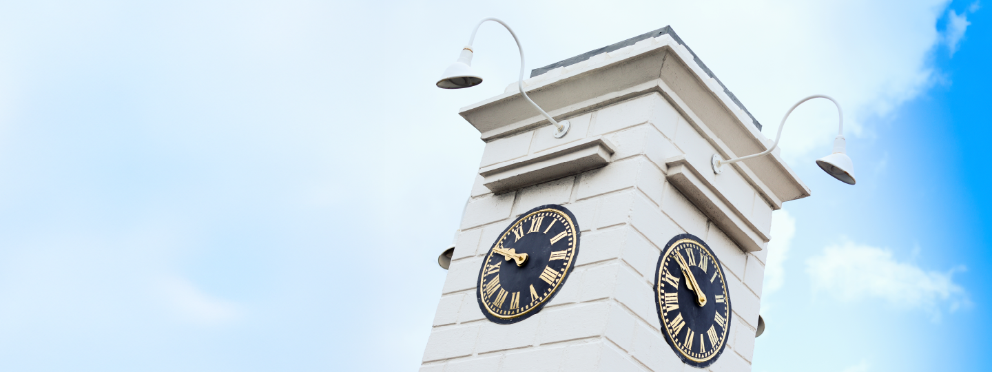 Clock tower in George Town
